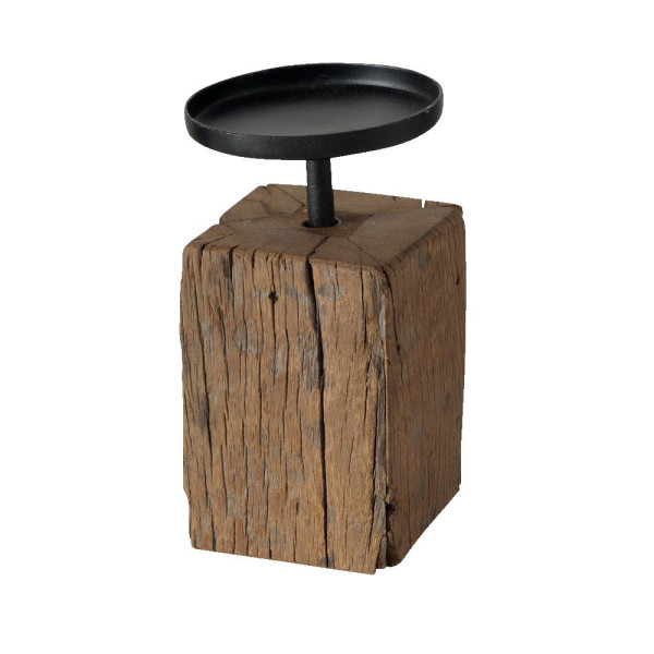 Kerzenleuchter SOLEA in natur aus Holz