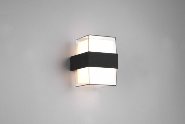 Wandleuchte MOLINA in anthrazit aus Aluminium
