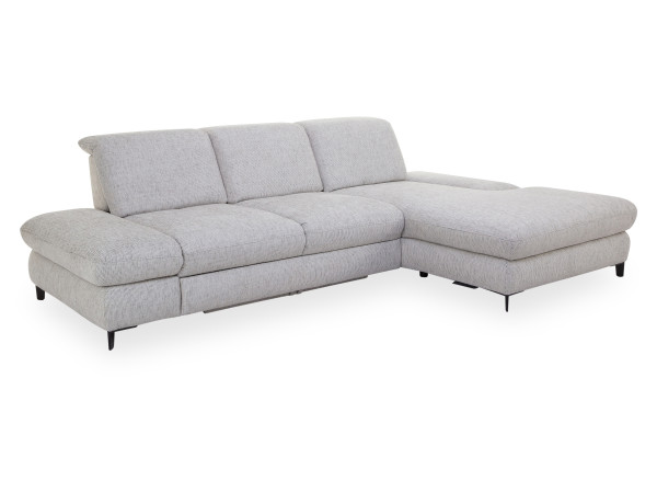 Polsterecke SALVI in light grey aus Stoff