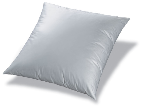 Kuschelkissen in weiß aus Feder