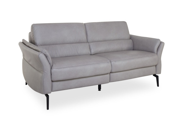 Sofa 2,5 Sitzer MONDO MAGUL in Alu aus Leder