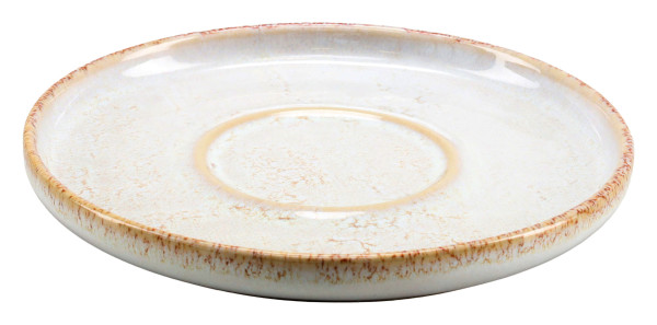 Kaffeeuntertasse UNO in off-white aus Steinzeug