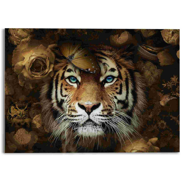 Glasbild AUTUMN TIGER