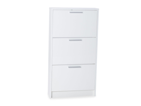 Fächer-Regal 3 Fächer in weiß aus MDF furniert