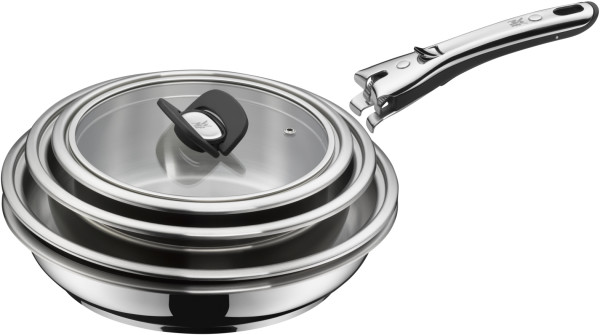Griff WMF CLICK & SERVE in silberfarben aus Metall