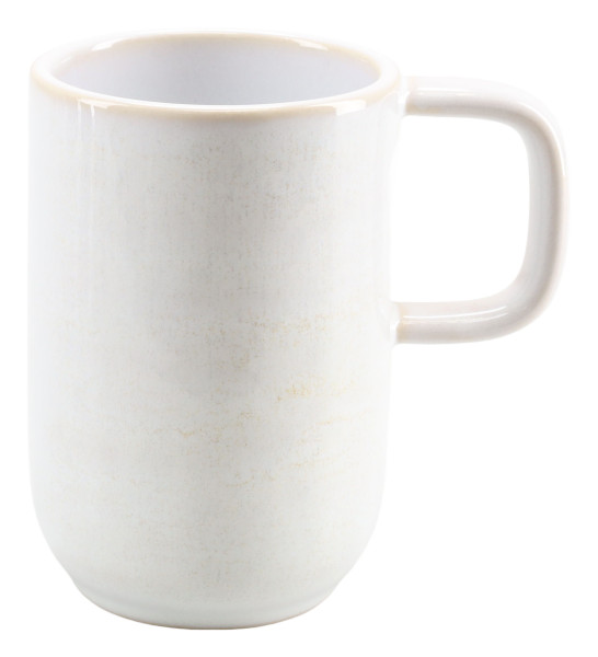 Henkelbecher UNO in off-white aus Steinzeug