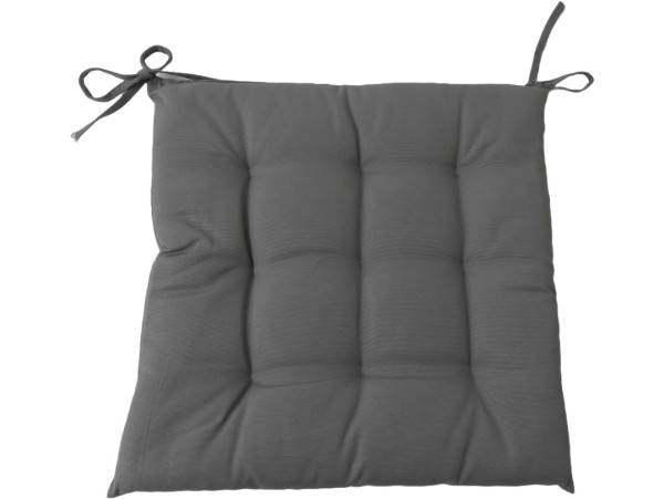 Sitzkissen BAGNO in grau aus Mischgewebe