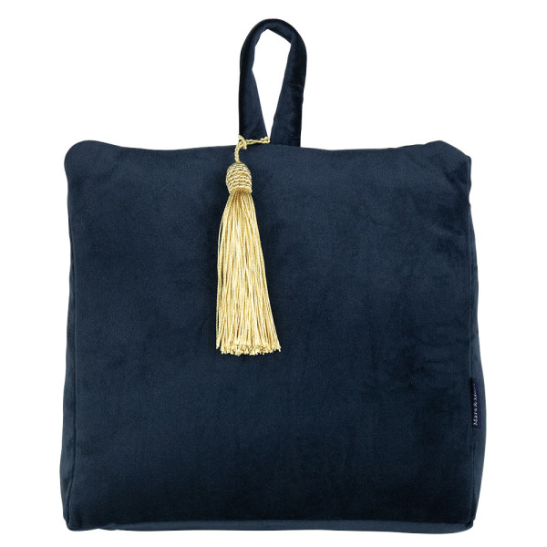 Türstopper SAMT in navy aus Polyester