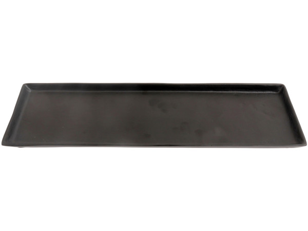 Tablett BLACK in schwarz aus Aluminium