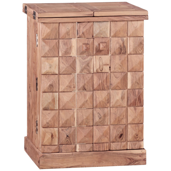 Hausbar LUCCA in braun aus Holz