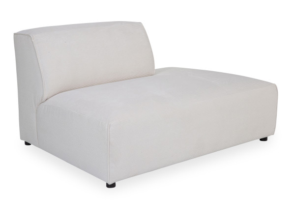 Sofa 1 Sitzer SANSIBAR MJOLDEN in weiß aus Stoff