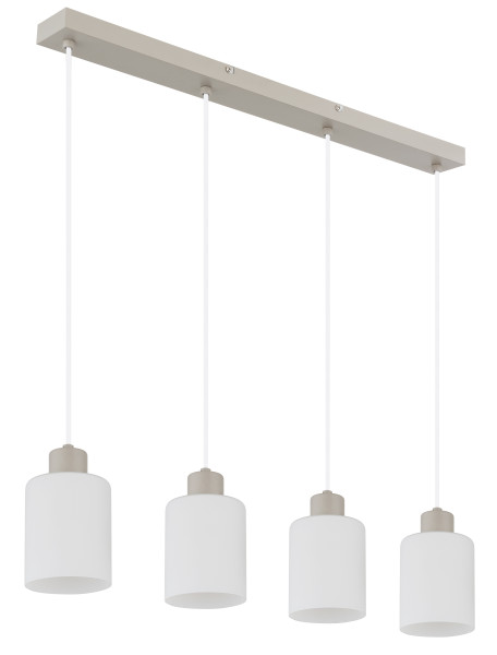 Hängeleuchte TRENT in sand aus Metall