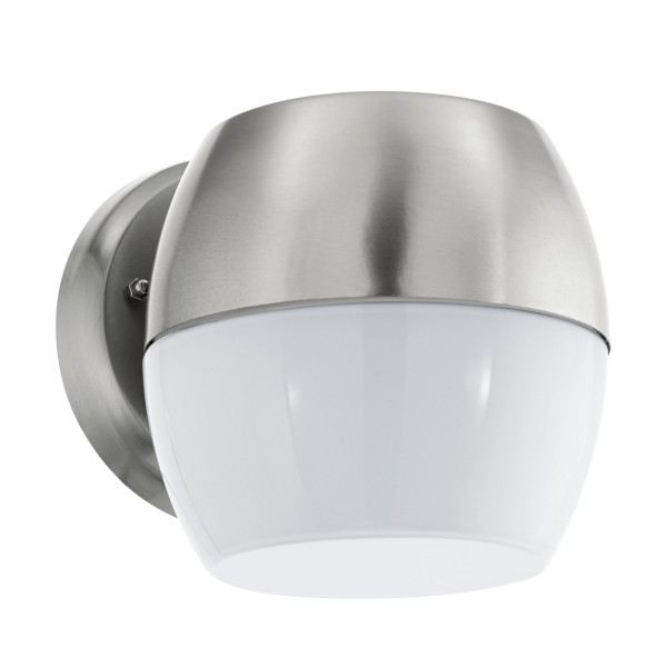 Wandleuchte ONCALA in silber aus Edelstahl