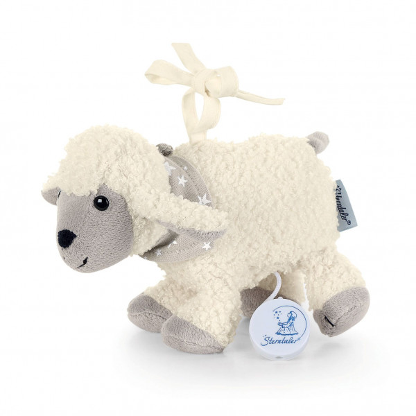 Spieluhr S STANLEY in grau aus Stoff