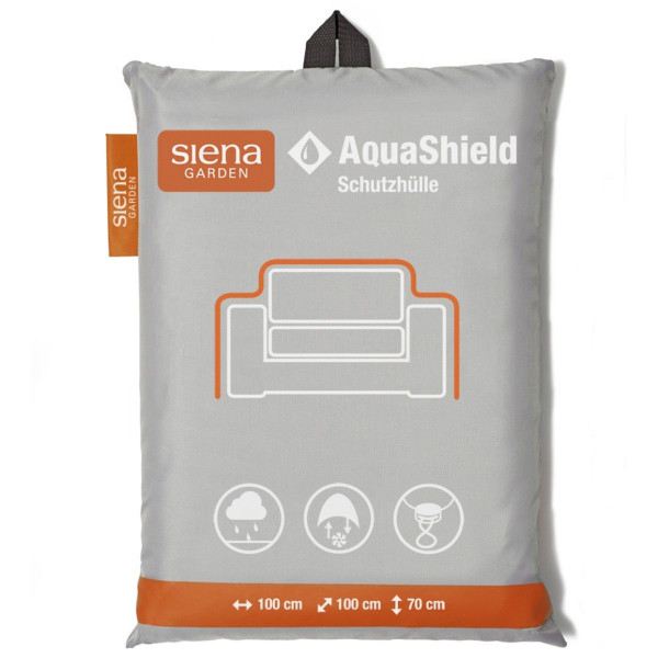 Schutzhülle SIENA GARDEN AquaShield in grau aus Polyester