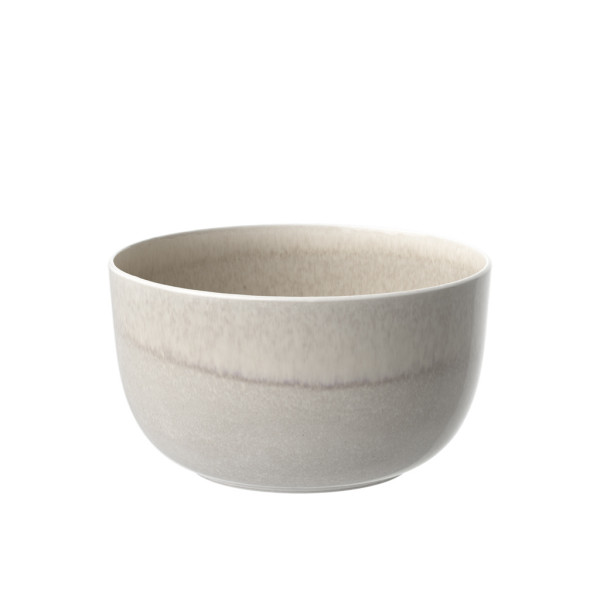 Schüssel PERLEMOR SAND in beige aus Porzellan