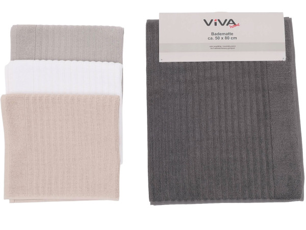 Badematte KAIRO in mehrfarbig aus Baumwolle