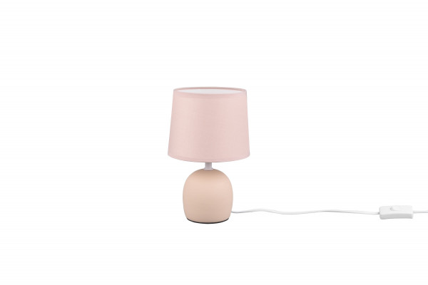 Tischleuchte MALU in beige aus Keramik