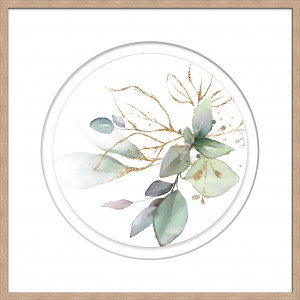 Kunstdruck GREEN LEAF I Kunstdruck GREEN LEAF I