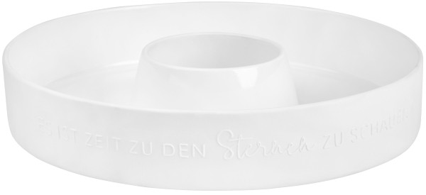 Kranz NIMM DIR ZEIT aus Porzellan