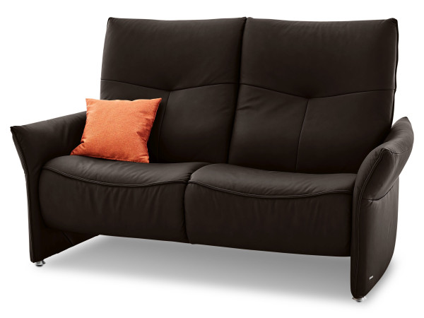 Sofa 2 Sitzer MONDO VARIA 4935 in Schoko aus Leder