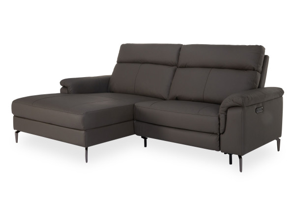 Polsterecke HARPER HAZENPOT in braun aus Leder