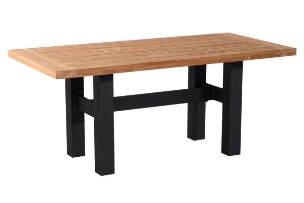 Gartentisch HERON in schwarz aus Holz