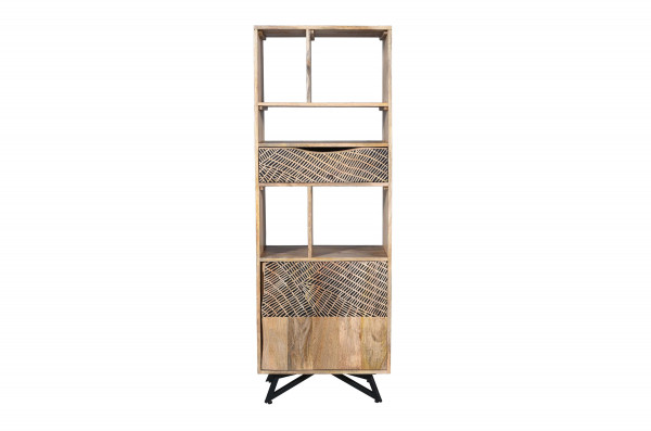 Regal HARPER WAIGEO in natur aus Massivholz