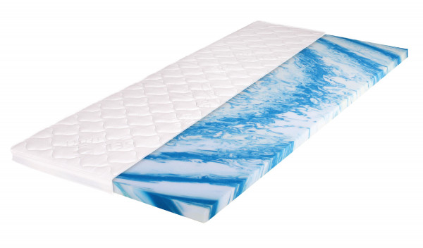 Gelschaum-Topper Gel in weiß aus Stoff