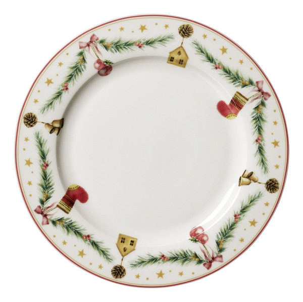 Dessertteller HOLLY in weiß aus Porzellan