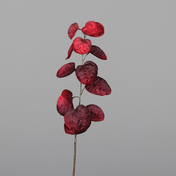 Kunstpflanze LAUBZWEIG in burgund