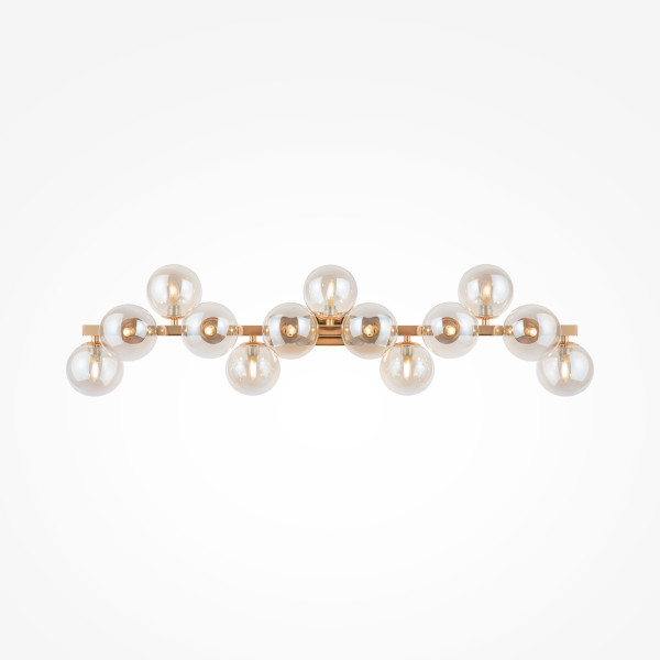 Wandleuchte DALLAS in goldfarben aus Metall