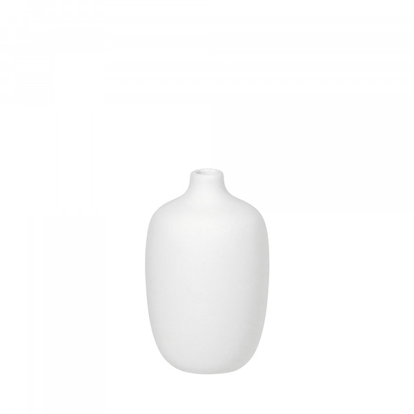 Vase CEOLA in weiß aus Stein