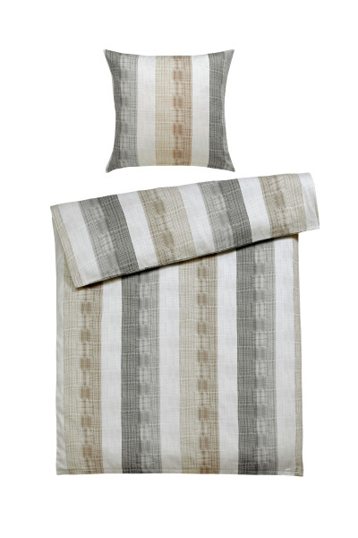 Bettwäsche DARIA Satin in grün aus Baumwolle