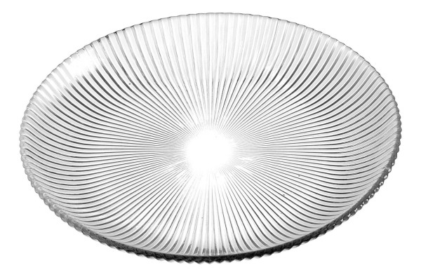 Dessertteller UNICO in transparent aus Glas