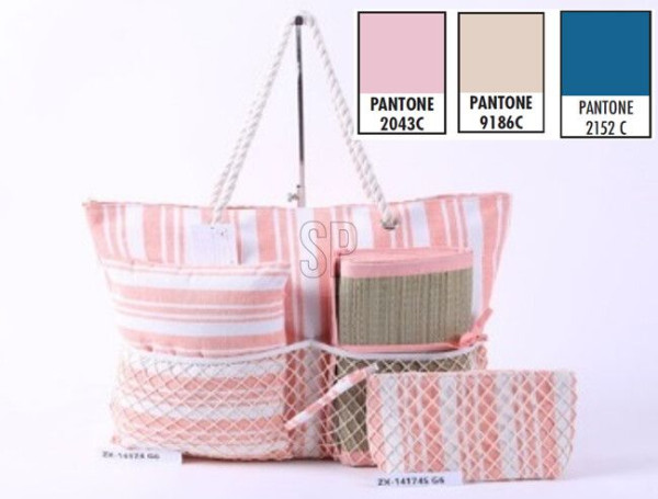 Strandtasche PHILIPP in mehrfarbig aus Kunststoff