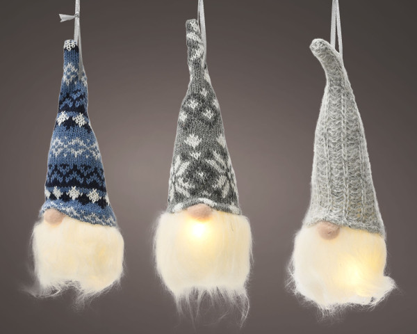 Christbaumschmuck Hänger LIGHTNING DWARF in mehrfarbig aus Polyester