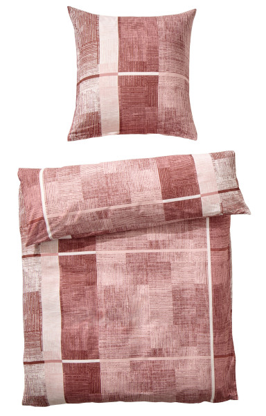 Bettwäsche VIVA Flanell in zimt aus Baumwolle