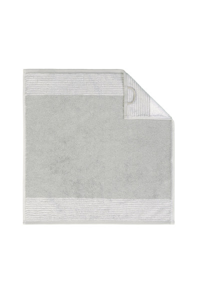 Küchentuch TWO-TONE in platinfarben aus Baumwolle