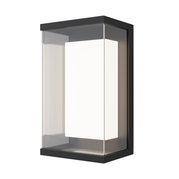 Wandleuchte BAKER STREET in schwarz aus Aluminium