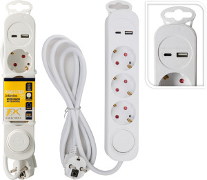 Steckdosenleiste BASIC weiß Steckdosenleiste BASIC weiß