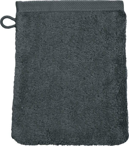 Waschhandschuh VITA schiefer in Schiefer aus Baumwolle