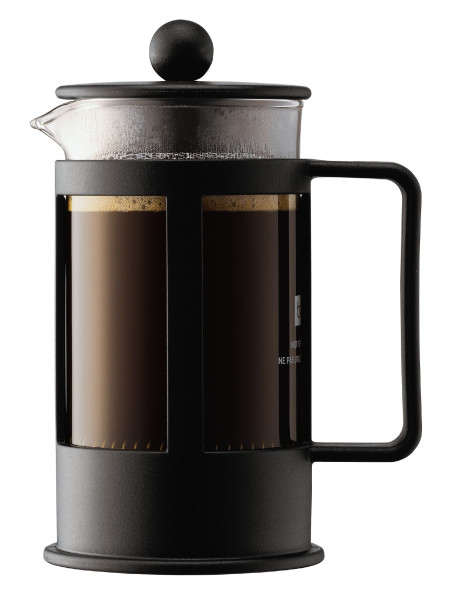 Kaffeebereiter Bodum KENYA in schwarz aus Materialmix