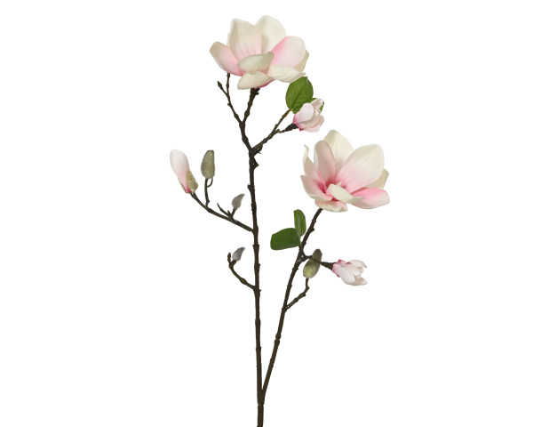 Kunstblume MAGNOLIE in rosa aus Polyester