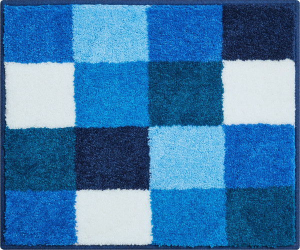 WC-Vorlage BONA in blau aus Polyacryl