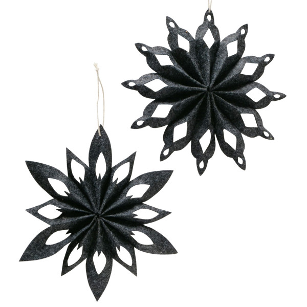 Dekohänger KASSIO in anthrazit aus Materialmix