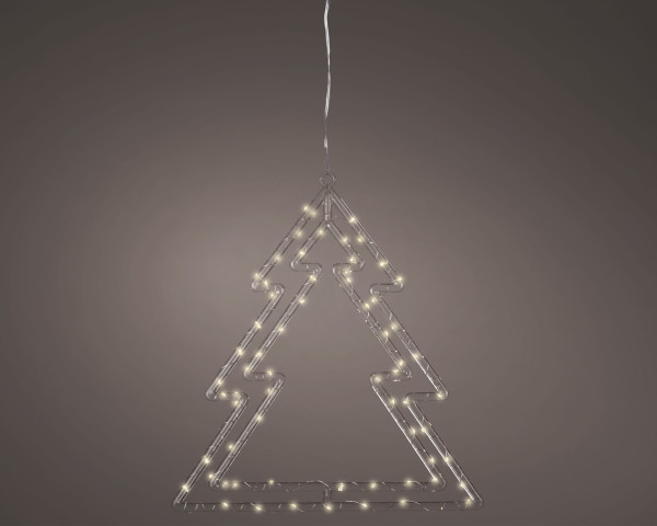 Tanne LED in transparent aus Acryl