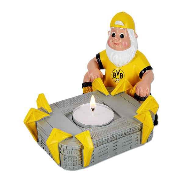 Gartenzwerg BVB in mehrfarbig aus Polyresin