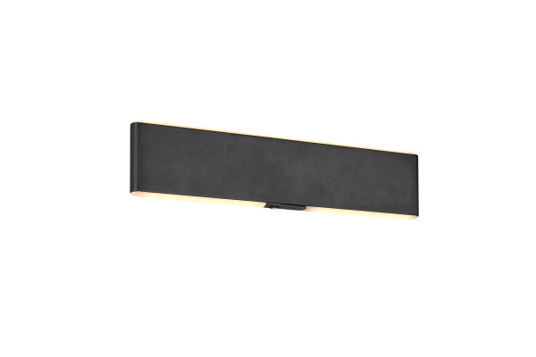 Wandleuchte CONCHITA in schwarz aus Aluminium