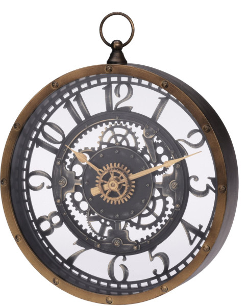 Wanduhr HENRY in mehrfarbig aus Kunststoff